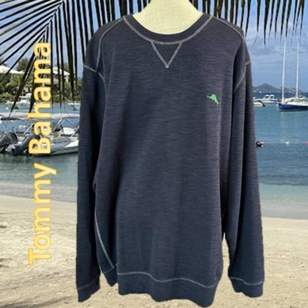 Tommy Bahama Navy Blue Sweatshirt